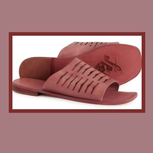 FREE PEOPLE SLICE OF SUN LEATHER SANDALS